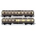 HORNBY RAKE of TWO GREAT WESTERN RAILWAY CLERESTORY COACHES R2980 ...